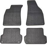 Set covorase auto din cauciuc Audi A4 8E (B6/B7) 2001-2006, Seat Exeo 2009-2013, Negru, Gledring, 4 buc.