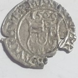 Ungaria 1 denar 1566 kb argint Maximilian ll