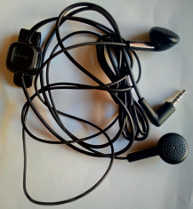 Casti stereo handsfree Nokia WH-101/HS-105, microfon incorporat, jack 2,5 mm foto