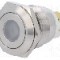 Intrerupator anti-vandalism, OFF-(ON), &Oslash;19mm, ONPOW - GQ19F-10D/Y/12V/S