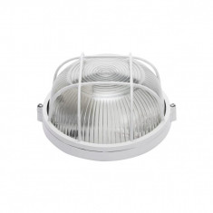 Lampa BAT Grila Rotunda E27 60W Alb foto