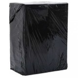 Folie Stretch VidaXL, 2 buc, 20&mu;m, 50cm x 150m, Negru - Protectie Ambalare, Transport