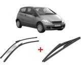 Cumpara ieftin Set 3 stergatoare MERCEDES-BENZ A-CLASS (W169) 2004-2012, parbriz si luneta, Valeo Silencio