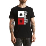Tricou Barbati Glume pentru Sala, mesaj ironic, negru, Marimea XL