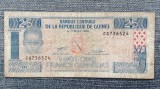 25 Francs 1985 Guineea / seria 736524