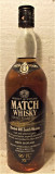 RARE Match Whisky 8 Year Old 1970 - MALT GRAIN- gr 43 cl 75, Europa, Rosu, Sec