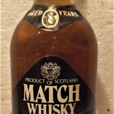 RARE Match Whisky 8 Year Old 1970 - MALT GRAIN- gr 43 cl 75
