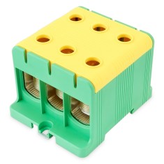 Clema terminala conexiune 1 pol verde galben Cu-Al 6x150mm &sup2;, , , , , , , montare pe sina DIN 35mm 290A (Al) 320A ( Cu)