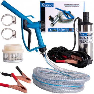 Pompa de ulei submersibila, cablu 4 m, 12 V, 51 mm, Geko G00975 foto