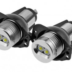 Set 2 Buc Led Marker Becuri Angel Eyes Bmw E90 E91 Canbus 6W 12V Alb 6000K KRU171