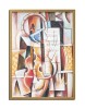 Tablou pictat manual inramat, Concert pentru vioara, 75x55cm ulei pe panza rama din lemn, Vlad Soltan