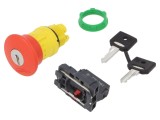 Comutator Siguranță cu Cheie 22mm Roșu NC 3A/240VAC Schneider Electric