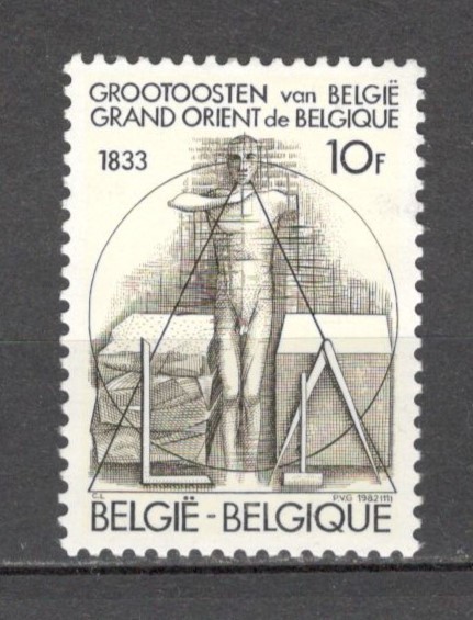 Belgia.1982 150 ani Loja masonica MB.254