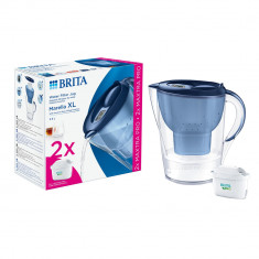 Cana filtranta Brita Marella XL Starter Pack, 3.5 L, Albastru + 2 filtre Maxtra Pro