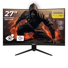 Monitor LED Gaming Curbat 27 inch OptimX MT27Y, Full HD 1920x1020, VGA, HDMI, Slim, NoFrame, LED NewTechnology Media