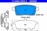 ATE 13.0460-5605.2 set placute frana,frana disc