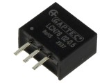 Convertor DC/DC GAPTEC LCN78_02-0.5, 4,5-42V intrare, 2,5V 500mA ieșire THT