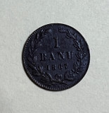 Moneda 1 banu 1867 Heaton