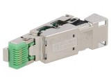Mufă RJ45 8P8C Aurit IDC Drept