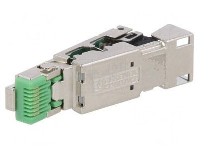 Mufă RJ45 8P8C Aurit IDC Drept foto