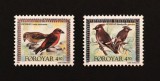 Insulele Feroe (F&oslash;royar) 1996 - Set Complet de 2 Mărci Poștale "Păsări Migratoare și de Pădure " (Forfecuță &amp; Mătăsar) - Cod: -A992