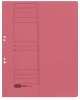 Dosar cu Capse ELBA Smart Eyelet A4, 200 File, Carton Manila 250g, Rosu, Indexare, Sistem Prindere Metalic, Perforatii 8/6cm