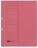DOSAR CU CAPSE ELBA SMART EYELET A4 1/2, CARTON MANILA 250G/MP, CULOARE ROSU