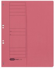 DOSAR CU CAPSE ELBA SMART EYELET A4 1/2, CARTON MANILA 250G/MP, CULOARE ROSU