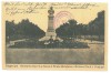 594 - TARGOVISTE, Heliade Radulescu Statue - old postcard, CENSOR - used - 1917, Circulata, Printata