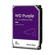 HDD Western Digital Purple, 8TB, CMR, SATA III, 5640 rpm, 256 MB, 3.5inch