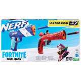 Cumpara ieftin Set 2 blastere Nerf cu 6 sageti din spuma, Fortnite