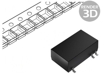 Convertor DC/DC 2W 5V 400mA SMD foto