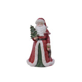 Cumpara ieftin Figurina decorativa - Santa Standing with Tree | Kaemingk