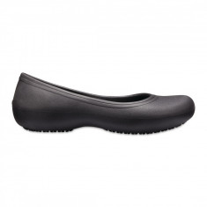 Balerini Crocs At Work Flat Negru - Black