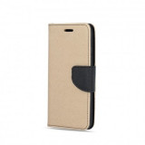 Husa Flip Fancy Apple iPhone 13 Pro Gold / Negru