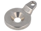 ELESA+GANTER Șaibă de retenție inox cu eyelet 26mm GN 2344-NI-6,4-26-E