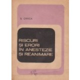 Riscuri si erori in anestezie si reanimare