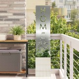vidaXL Ecran de intimitate pentru grădină Argintiu 32 x 140 cm
