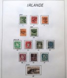 Irlanda 1922&ndash;1930 &ndash; Lot 11 timbre clasice, supratipar și primele emisiuni ale Statului Liber Irlandez