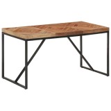Cumpara ieftin Masa de bucatarie, 140x70x76 cm, lemn masiv acacia/mango