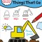 My First Learn-To-Draw: Things That Go
