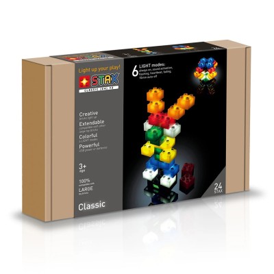 Jucarie - Seturi de constructie cu lumini Stax - Light junior (24 piese) foto
