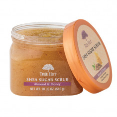 Exfoliant de corp Almond Honey Tree Hut, 510 g, aroma migdale/miere foto