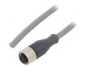 Cablu de conectare M12 5 PIN 3m 63VAC 2.5A PVC