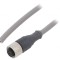 Cablu de conectare M12 5 PIN 3m 63VAC 2.5A PVC