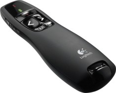 PRESENTER LOGITECH R400, wireless, laser 2.4 Ghz, max. 15 m, baterii AAA x2, negru, &quot;910-001356&quot; (timbru verde 0.18 lei)