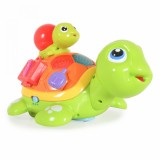 Jucarie Interactiva, Broasca Testoasa Cu Pui, Cu Lumini Si Sunete Hola Toys