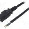 Cablu alimentare AC, 1.5m, 3 fire, culoare negru, cabluri, IEC C13 mama, AKYGA - AK-OT-02A