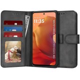 Husa 360 Motorola Moto G15 Asteroid GSM Diary Book, negru