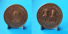Medalia UNIREA Tarilor Romane Regele Ferdinand Mihai Viteazul, Cuza medalie 1993 foto